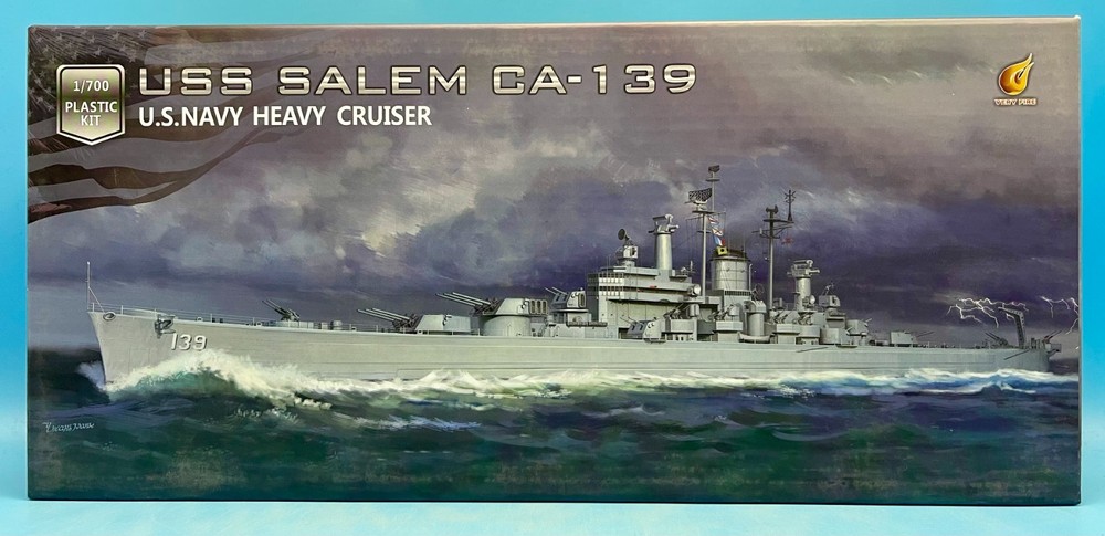 Very Fire VF700908/VF700908DX 1/700 USS Salem CA-139 Brand New Complete Kit