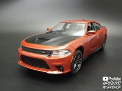 AMT 2021 Dodge Charger RT All New Tooling 1:25 Scale Model Small, Multicolor