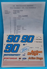 Unknown | No. ? | 1:25 #90 Ford Motorsport Sportwear 1991 Thunderbird Decals