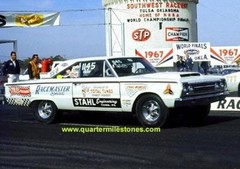 STILES & STAHL RACEMASTER SPECIAL Plymouth NHRA Drag 1/24th – 1/25th Scale Decal