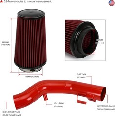 PTNHZ 4″ Cold Air Intake Kit Replacement With Ford 2003-2007 F-250/350/450/550
