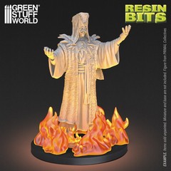 Large aflame 1:48-1:35 – Resin, miniature, magical spell