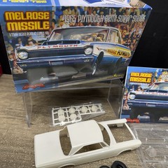 Moebius Models 1965 Plymouth Super Stock Melrose Missile 1/25 Scale Kit 1229