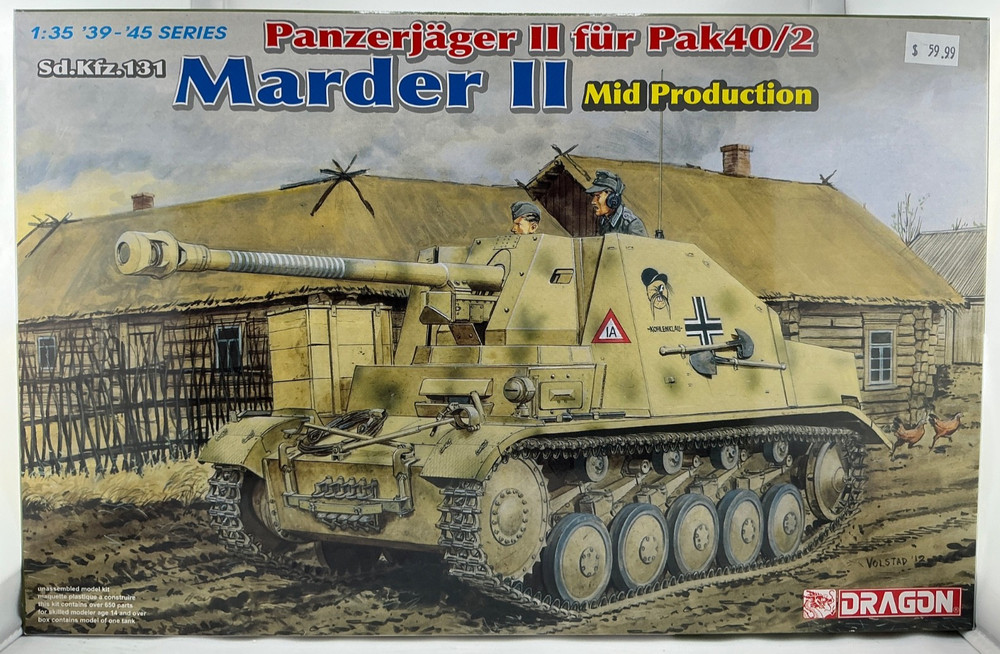 DRAGON 6423 Sd.Kfz.131 MARDER II MID PRODUCTION Panzerjager II fur Pak40/2