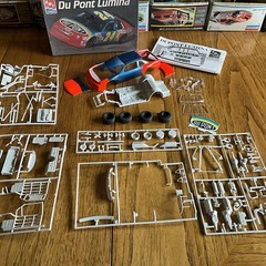 Built Model Car, 1993 Amt Stock Car STARTED, INCOMPLETE, MODIFIED