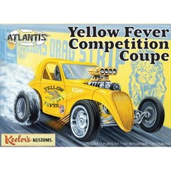 Atlantis Models 13101 Yellow Fever Competition Coupe Fiat Keelers Kustoms 1/25 P
