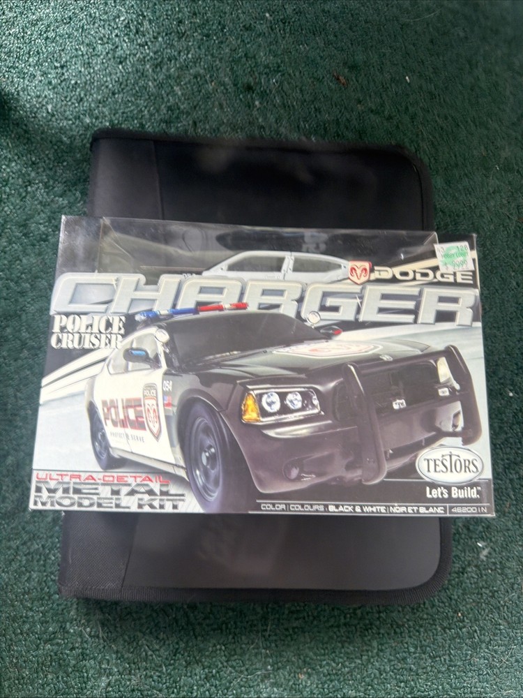 Testors 2006 Dodge Charger Police Cruiser Ultra Detail Metal Model Kit # 46200