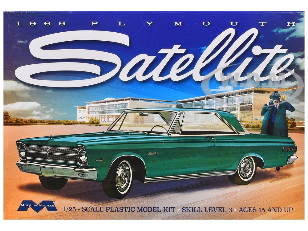 SKILL 3 MODEL KIT 1965 PLYMOUTH SATELLITE 1/25 SCALE MODEL BY MOEBIUS MOE-1215
