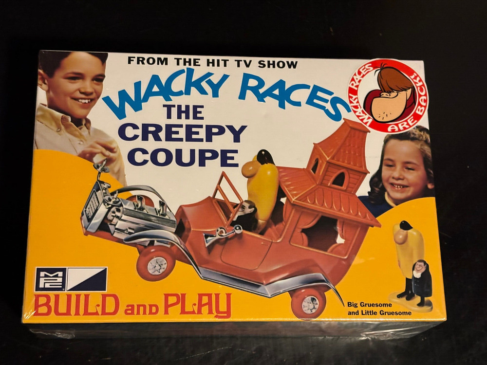 Wacky Races Creepy Coupe Model Build & Play Snap New Sealed Free Shipping