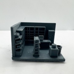 1/72 Full Detailed Facilities Set Desktop Decor DIY Unpainted All-in-One