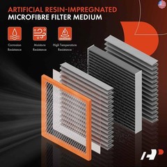 A-Premium Front Engine Air Filter Compatible with Buick LaCrosse 2018-2019