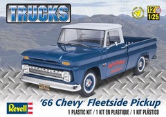 Revell 1/25 Chevy Fleetside Pickup 1966 857225′