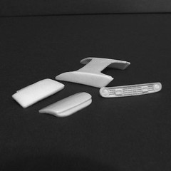 JFSL43 Jimmy Flintstone Resin Camad Wagon Slot Car Body