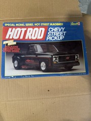 VTG REVELL HOT ROD CHEVY STREET PICKUP STEPSIDE 1/25 MODEL KIT #7135 SEALED HTF