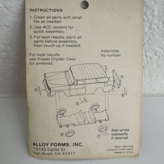 Alloy Forms HO 1/87 1955 Chevrolet Nomad Station Wagon Kit, Pewter MPN M-2029