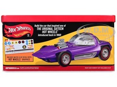 SKILL 2 MODEL KIT HOT WHEELS SILHOUETTE W/COLLECTOR TIN 1/25 SCALE AMT AMT1593