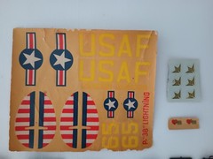 Vintage Assortment of Model Junkyard Parts & Vintage Directions