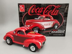 AMT 1492 1:25 Scale 1940 Willys Coupe (Coke Race Team) Plastic Model Kit