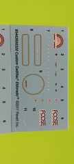 Lot of 2 1948 Cadillac Eldorado Foose Design 1/25 Decal Sheet Emblems Details