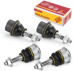 – 4 PC Front Upper & Front Lower Ball Joint Kit Fits 2011-2018 Ram 1500 4WD, 201
