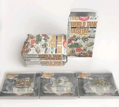 Takara 1:144 World Tank Museum Series 08 WW2 German Tanks Lot of 3 [A]