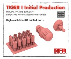 RYEFIELD MODEL RFM RM-5001U 1/35 Tiger I Initial Production Early 1943