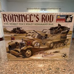 Monogram Rommel’s Rod Desert Fox Krazy Kommand Kar 1:24 Plastic Kit 85-4260