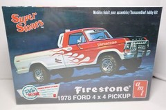 AMT Firestone 1978 Ford 4×4 Pickup Truck Super Stones Model Kit 1/25 Sealed MIB