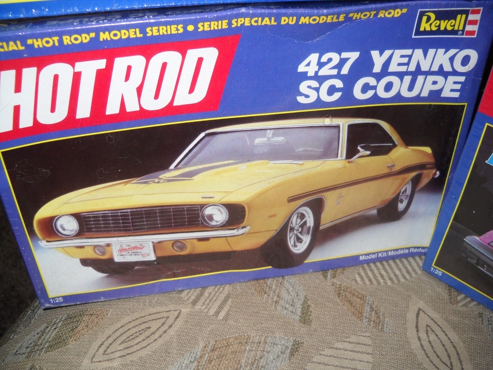 😎😎-REVELL MODEL KITS ” HOT RODS”** LOT of 3**1/25 SCALE**FACTORY SEALED**😎😎