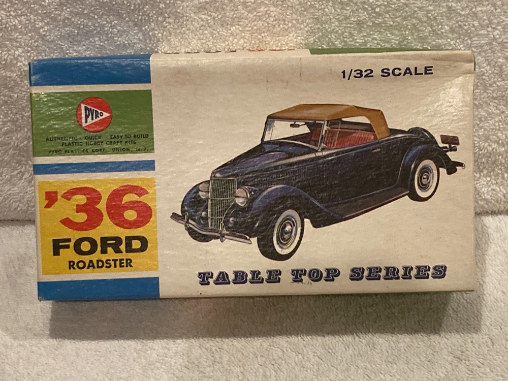 1936 Ford Roadster – 1:32 Scale Model Kit – Vintage PYRO Item #C288-50