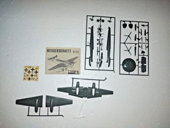 BF 110E-1 MESSERSCHMITT LONG RANGE FIGHTER WWII GERMAN 1:72 Modelcraft PL173