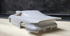 1/24 scale resin 3d printed Pontiac Firebird pro stock drag body model slot car