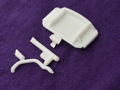 1970 Firebird RADIATOR & HOSE from Revell 1:24 Model Kit 70 Pontiac Trans Am