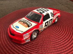 MONOGRAM 1/24 REDBARON #90 T-BIRD STOCK CAR FACTORY BUILT BOX ART DISPLAY MODEL