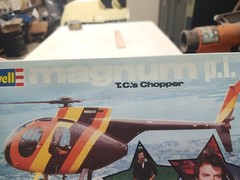 E3 Magnum PI Revell TC’s Chopper moidel kit UNUSED 1981