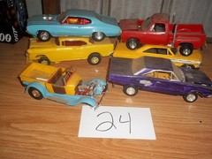 Model Car Junkyard/Parts Lot Salvage Built Plastic Models #24