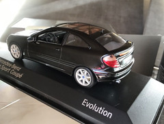 1/43 MINICHAMPS Mercedes Benz , C class coupe, sport,met. Black, mint+++!