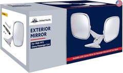 United Pacific 110297 Chrome Diecast Exterior Mirror w/Convex Glass &