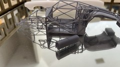 AMT 1969 FORD TORINO COBRA DOUBLE FRAME RAIL OUTLAW DRAG RACING 1/25 SCALE