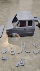 3d Printed 1/25 70’s-80’s Chevy Custom Van Chassis Cab Dually