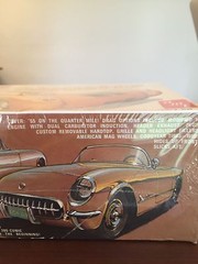 Vintage AMT 1:25 Model Kit 1955 Corvette Drag or Stock Sealed