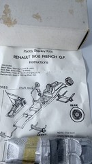 Paddy Stanley No. 4 Renault 1906 French GP 1:43 White Metal Model Kit
