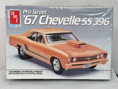 1/25 AMT Pro Street 1967 Chevelle SS 396 Model Tubbed Chassis #6986 NIB