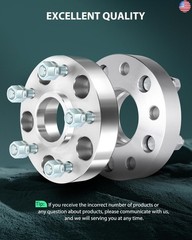 SCITOO 4PCS 1.25″ 5 Lug Hubcentric Wheel spacers 5×5 to 5×5 5x127mm Wheel