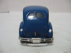 AMT Blue 1939 Ford Tudor Sedan 1/25 Scale Built Model Kit #240