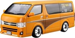Aoshima 1/24 The Tuned Model Car(11)Kit Hot Company DNA Toyota Hiace TRH200V ’12