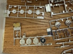 Unassembled Model Car Kit Parts Lot