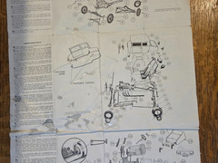 AMT Model Car Ford Model “T” Trophy Series Original Instruction Manual