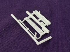 56 Chevrolet HOOD HINGE & RETAINER for Atlantis Revell 1:25 Model Kit 1956 Chevy