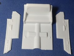 🌟 Interior Tub 1953 Ford Victoria 1:25 Scale 1000s Model Car Parts 4 Sale